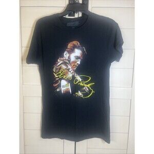 American Classics Elvis Presley Black Short Sleeve Shirt Womens Size XL